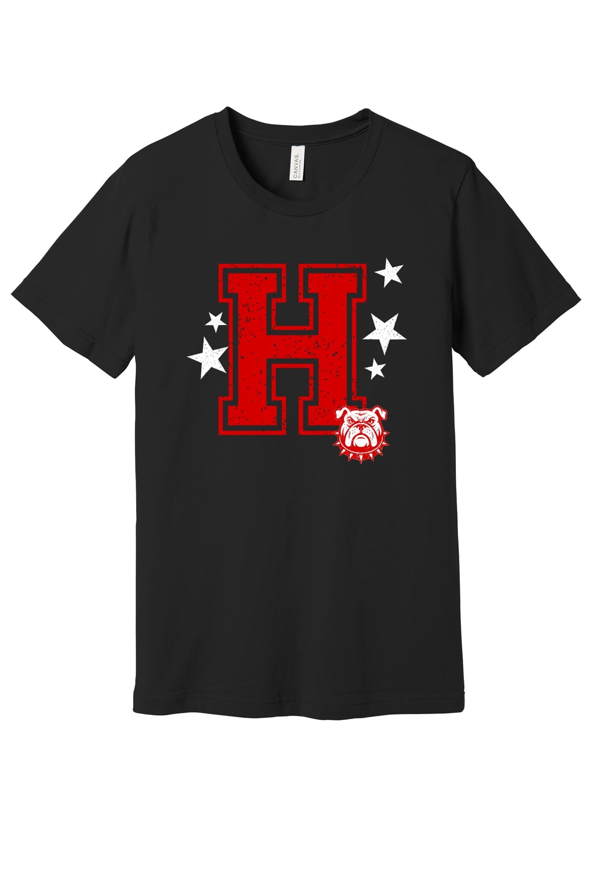 Haddonfield Varsity H Bulldog Graphic T-Shirt | Spirit Wear Fundraiser