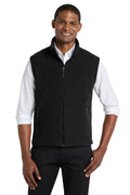 Eastek embroidered fleece vest