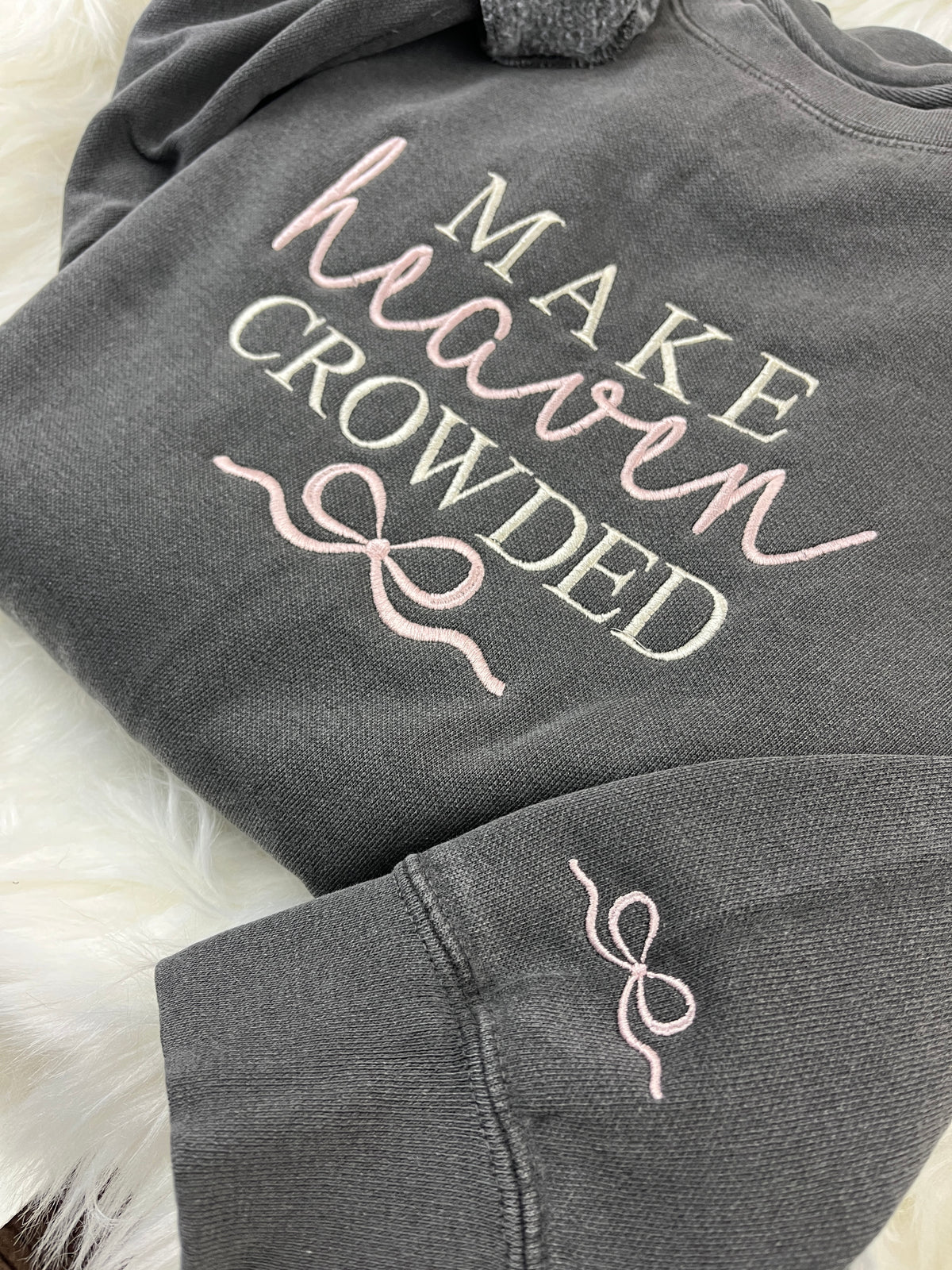 Make Heaven Crowded sweatshirt with bow detail