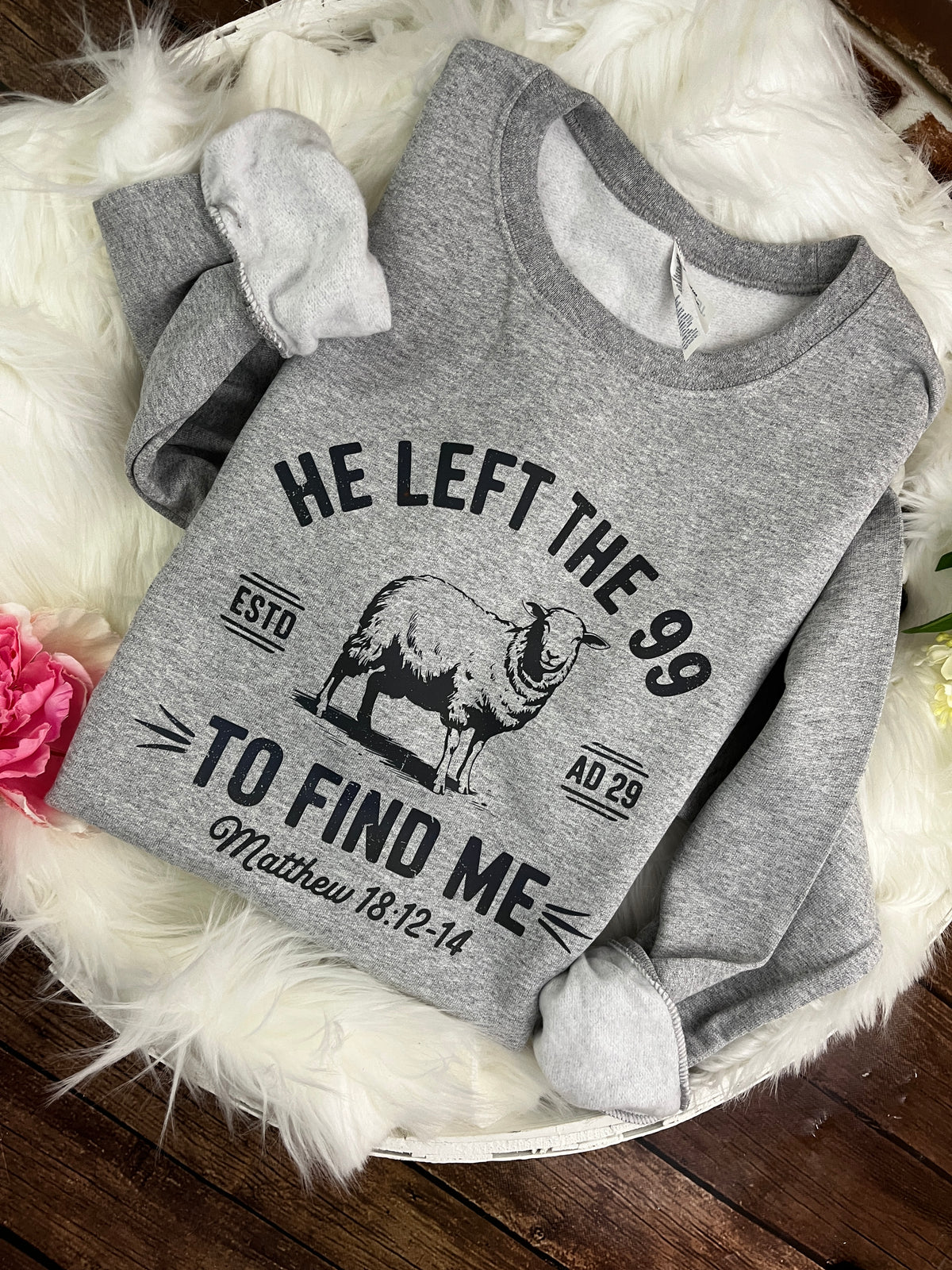 He left the 99 to find me Matthew 18 Christian shirt - alternate view