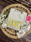 Dance Mom custom glitter embroidered sports sweatshirt