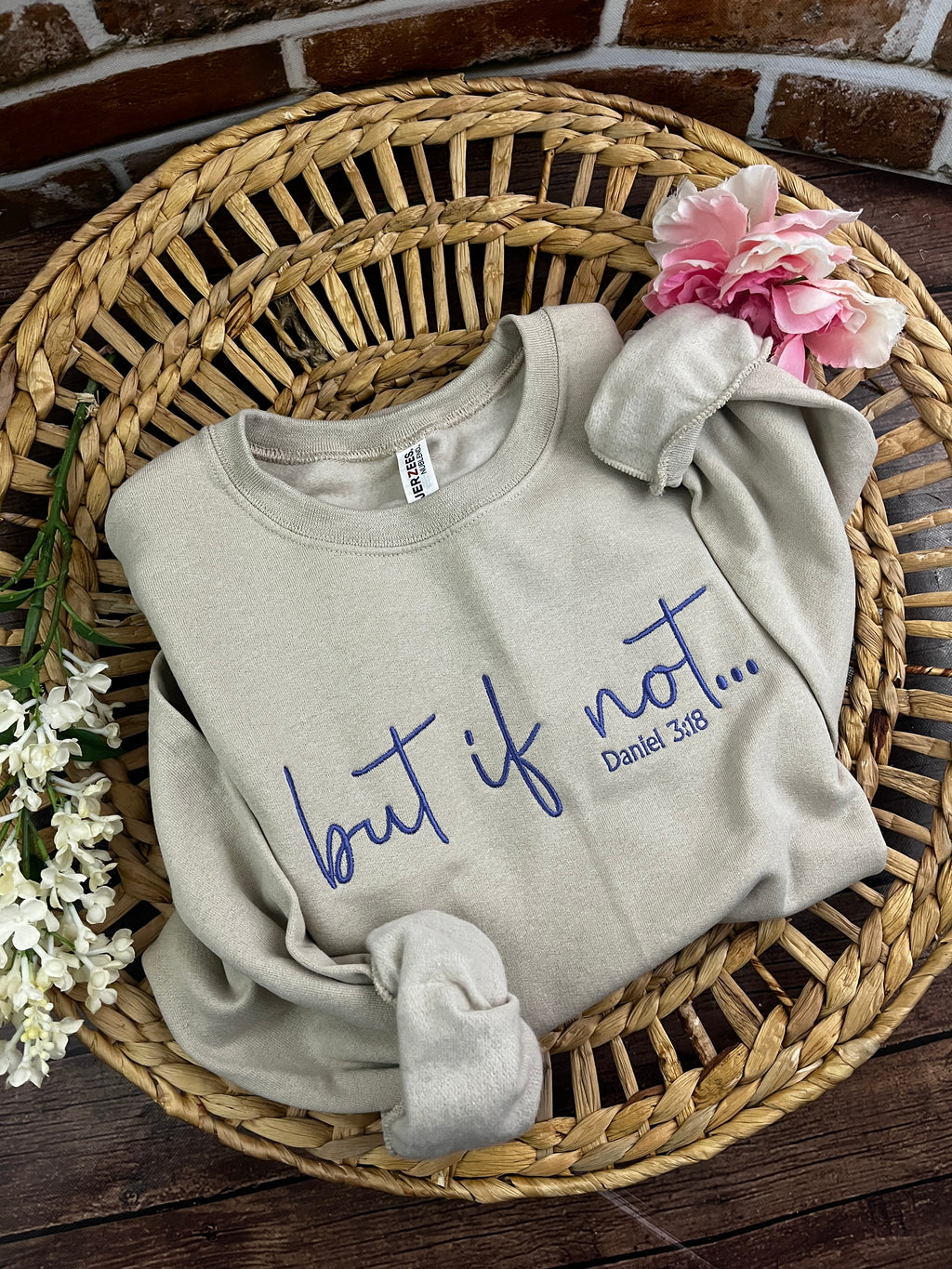But if not Daniel 3 18 embroidered Bible verse shirt