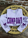 Comp Day Dance Mode glitter embroidered dance team sweatshirt