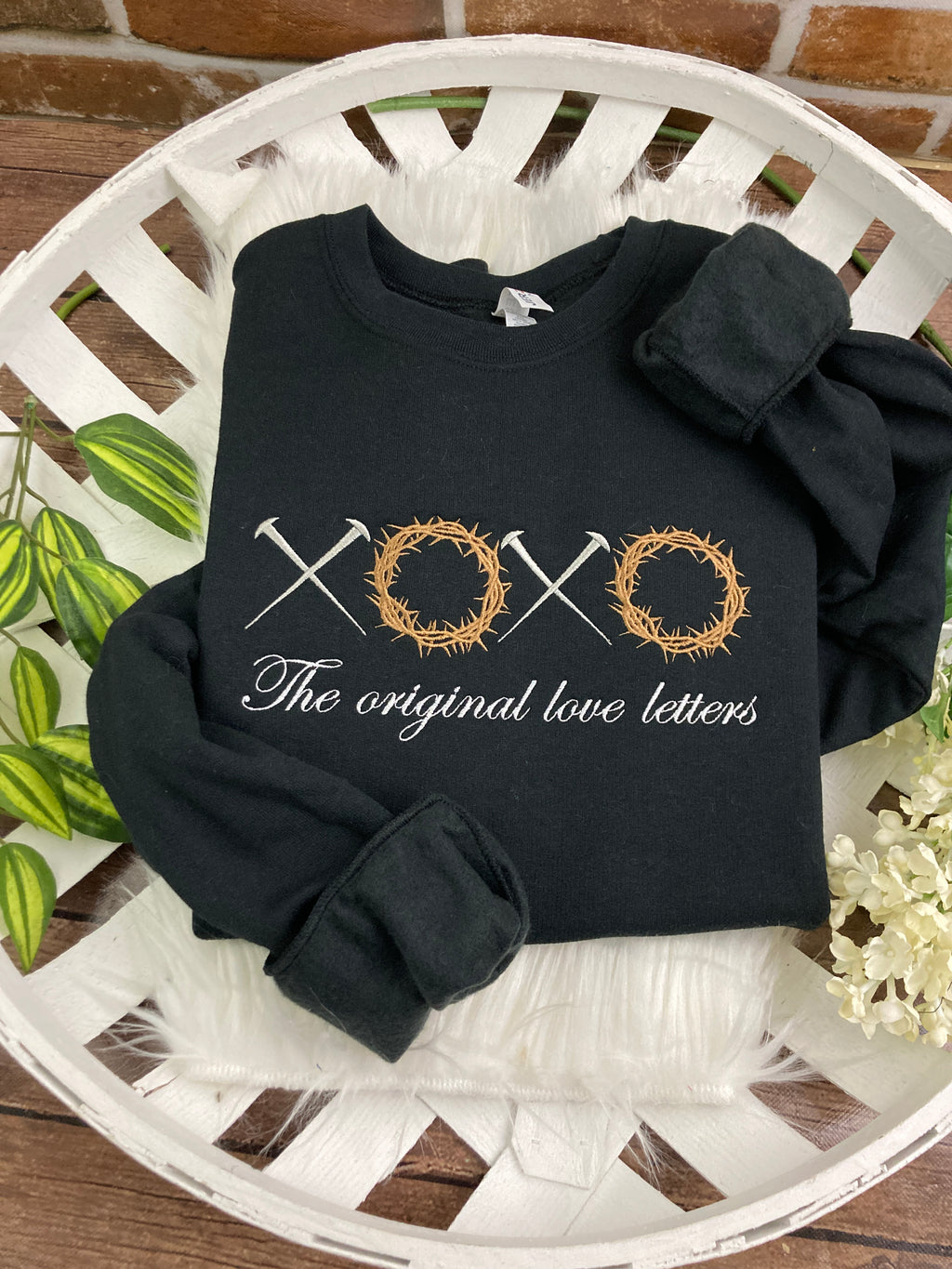 The Original Love Letters John 3 16 embroidered Christian shirt - alternate view