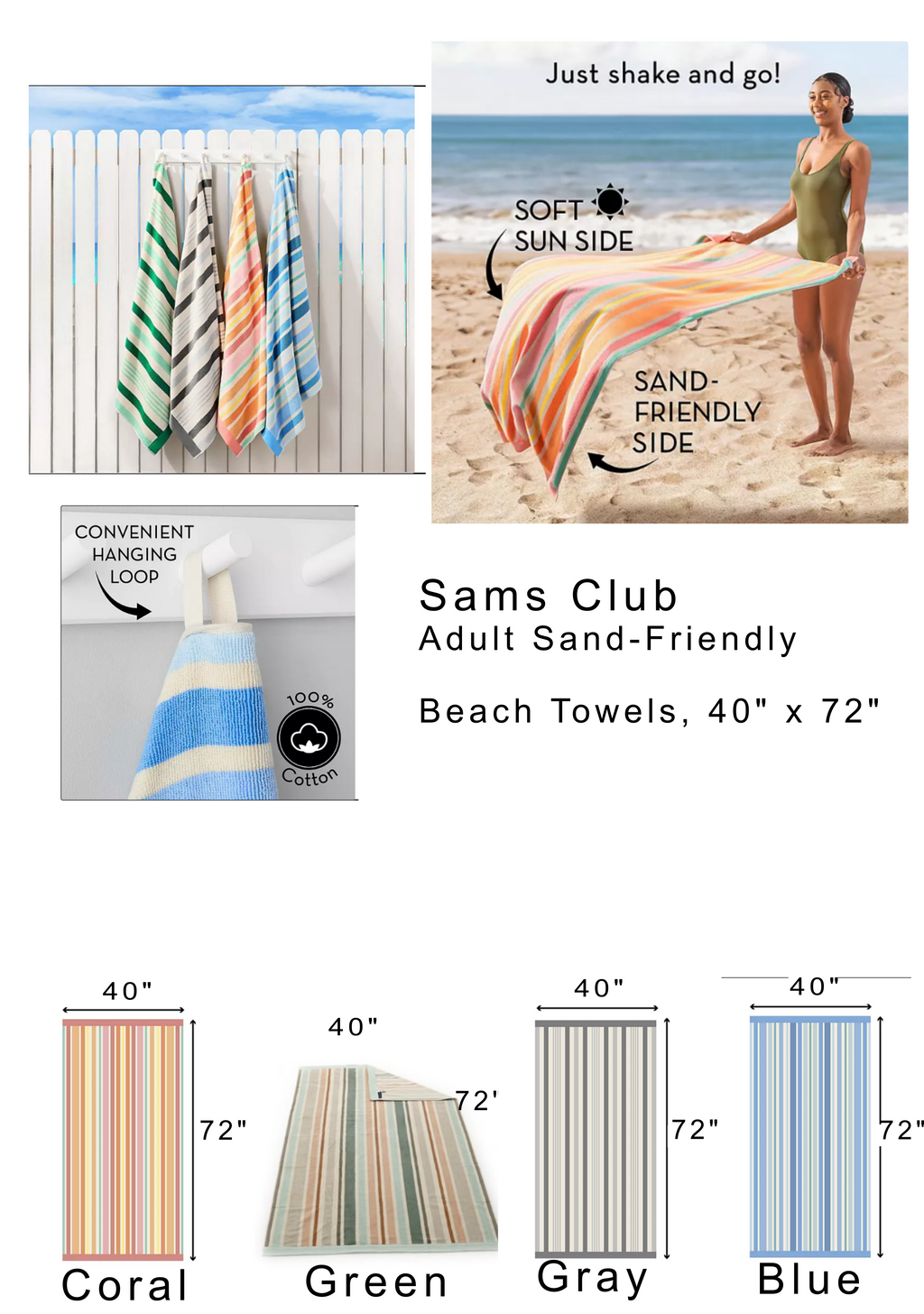 Personalized embroidered oversized beach and pool towel
