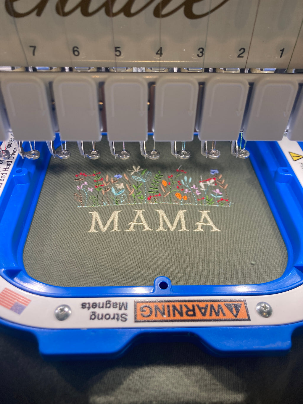 Wildflower Mama embroidered shirt - extra view