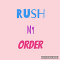 Rush my order add on for weighted animals, blankets and sweatshirts